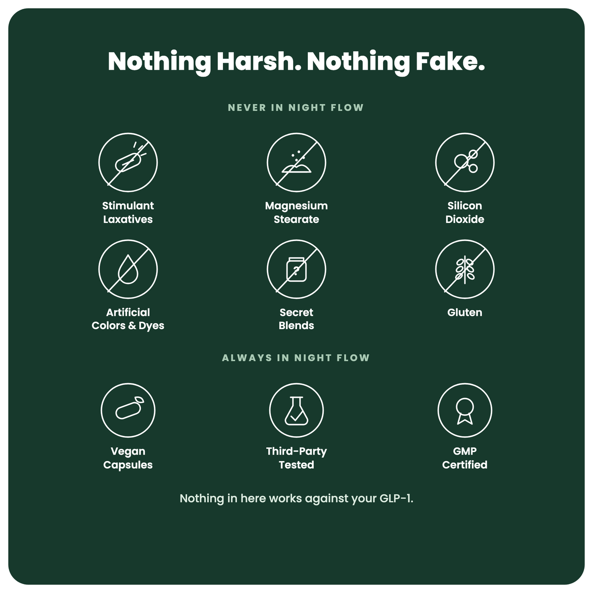 Amavra Night Flow - nothing harsh, nothing fake