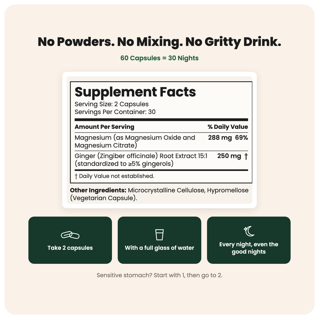 Amavra Night Flow - supplement facts and how to take it